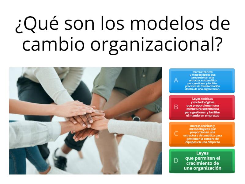 Modelos de Cambio Organizacional - Cuestionario