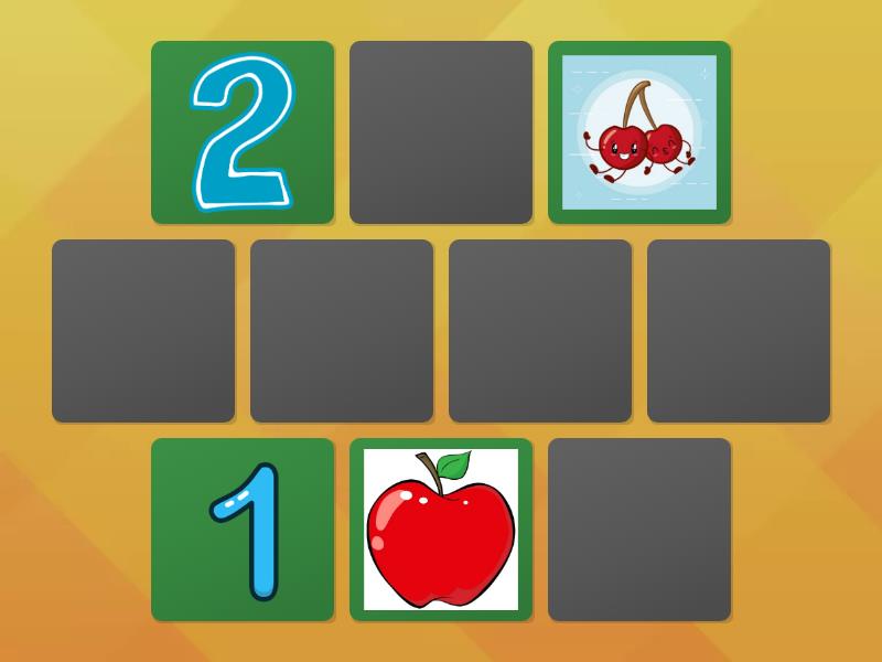 Numbers - Matching pairs