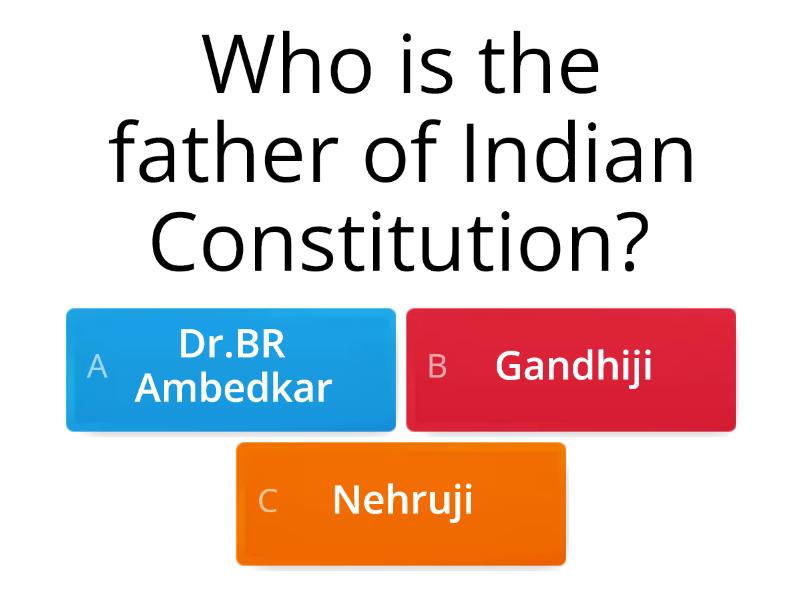 OF LS THE INDIAN CONSTITUTION - Quiz