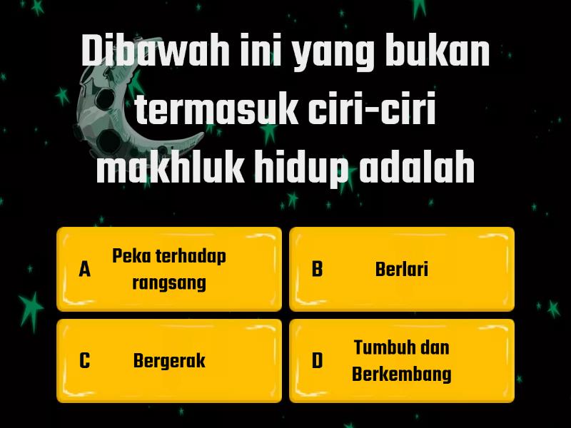 Soal Tematik Kelas 3 Tema 1 Sub Tema 1 Ciri-ciri Makhluk Hidup ...