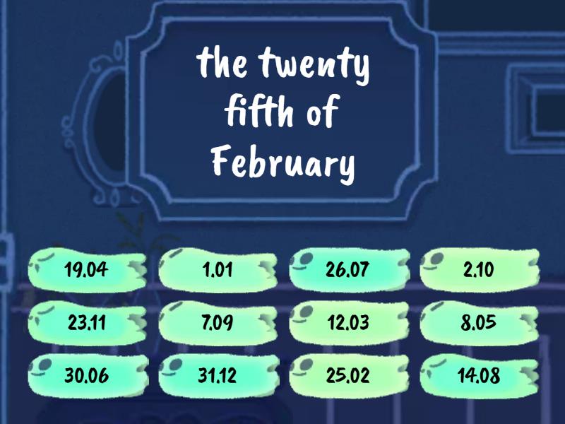 Dates - Find the match