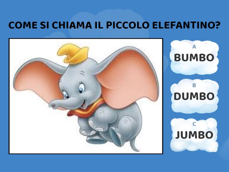 Dumbo domande comprensione del film - Quiz