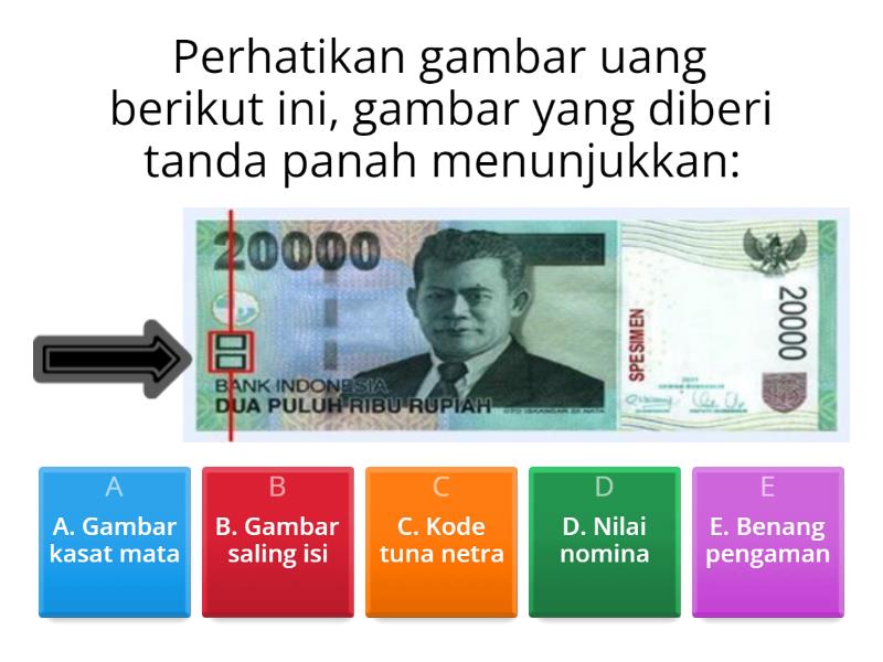 Evaluasi Materi Alat Pembayaran - Quiz