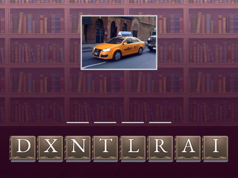 Les moyens de transport - Spell the word