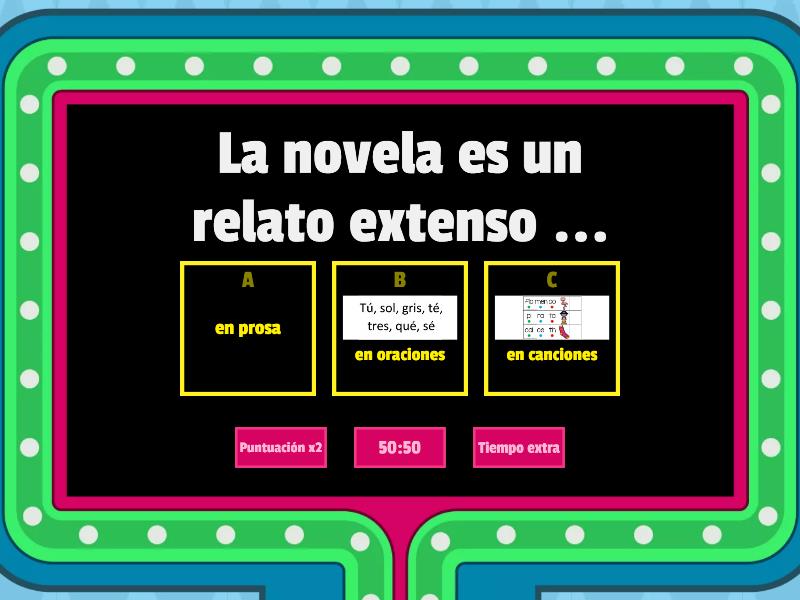 Cuestionario De Preguntas De Lengua Y Literatura - Concurso De Preguntas