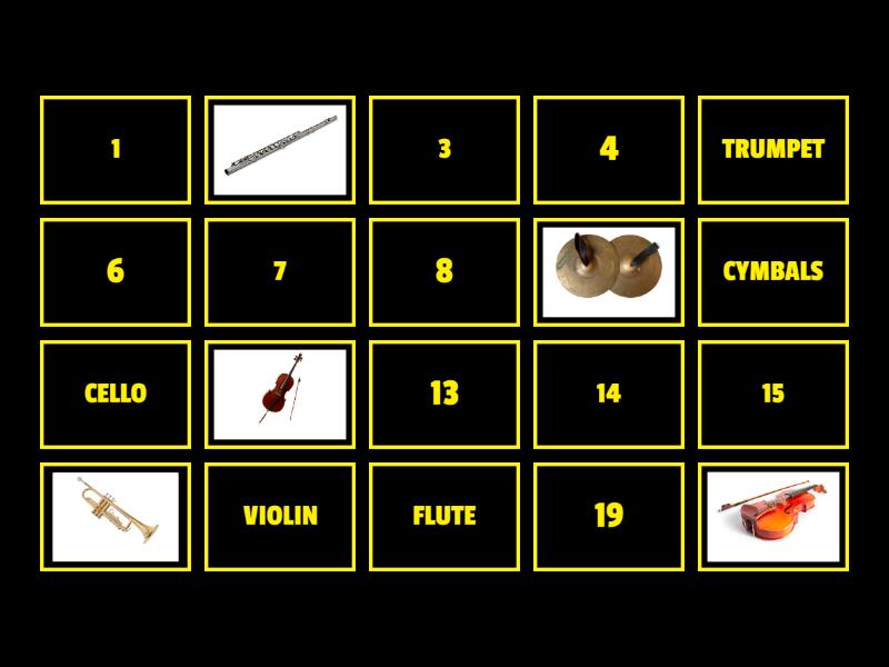 Instruments - Matching pairs