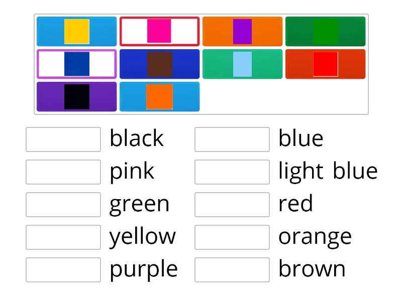 colors - Match up