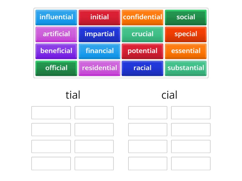 LIfTT Sorting task - Group sort