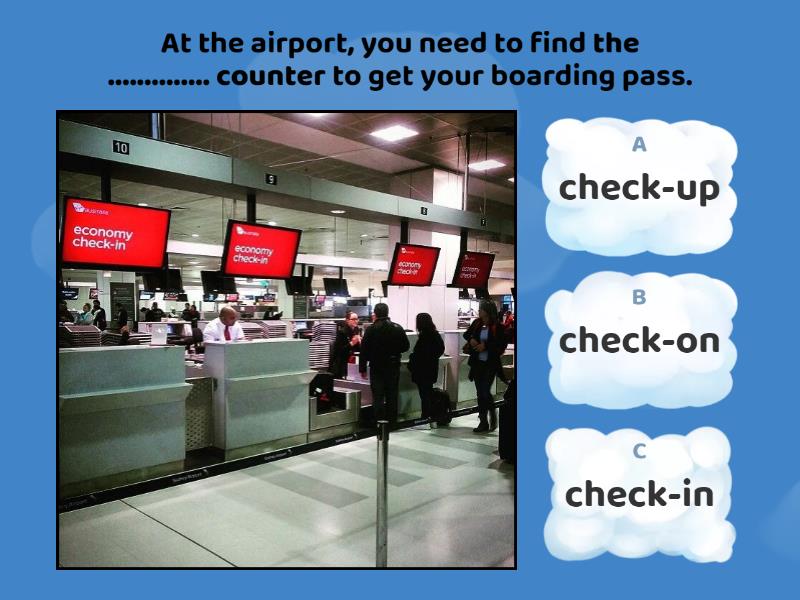 At the airport A2 - Quiz