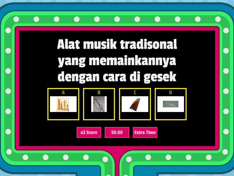 Mengenal Alat musik tradisional - Gameshow quiz