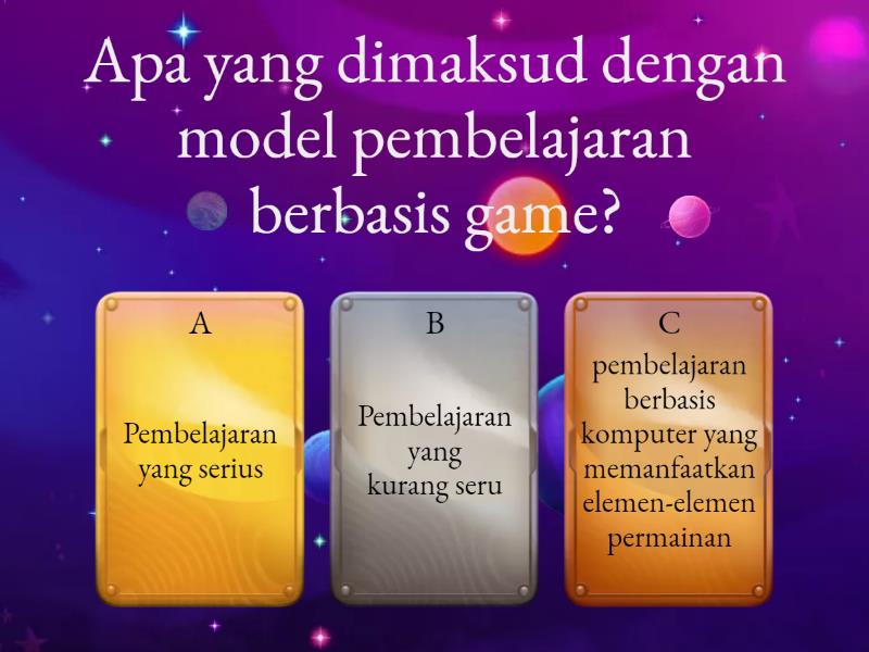 Permainan Berbasis Game - Quiz