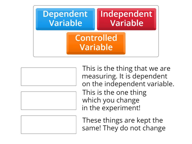 Variable Task - Match up