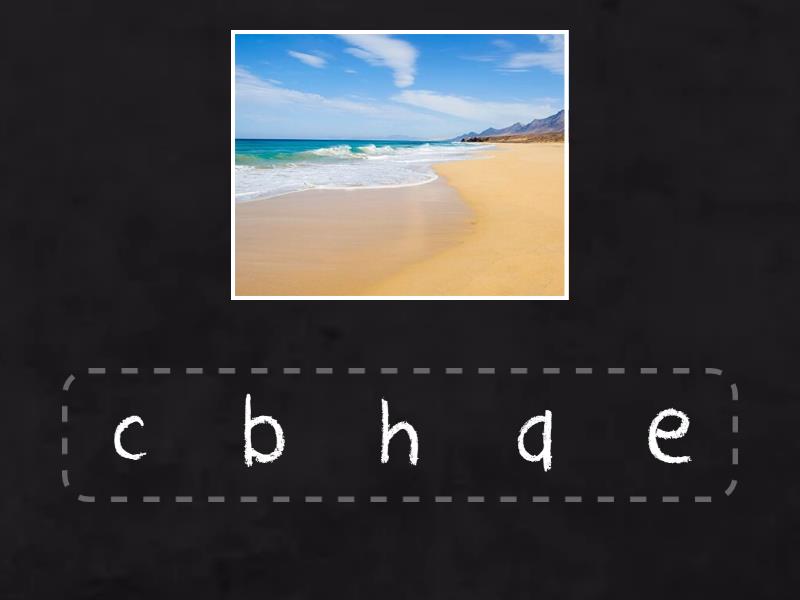 Geographical features Anagram