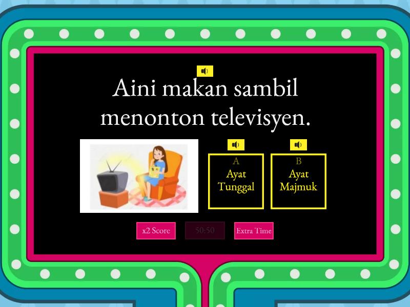 AYAT TUNGGAL DAN AYAT MAJMUK - Gameshow Quiz