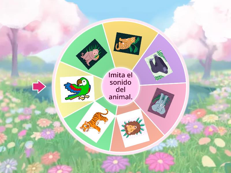Imita el Sonido de los animales - Spin the wheel