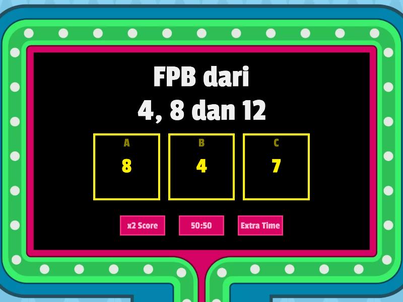 PETA KPK Dan FPB - Gameshow Quiz