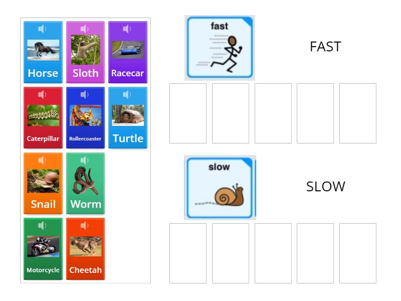 Fast/Slow Matching - Group sort