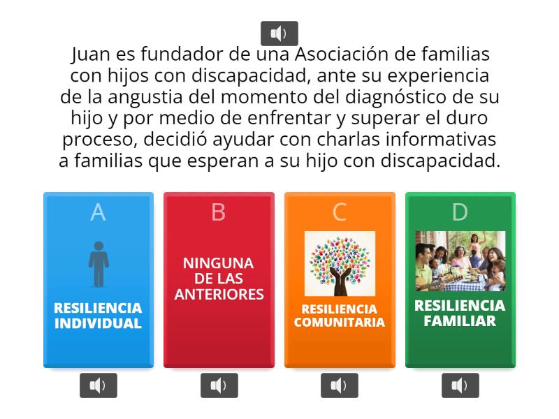 SITUACIONES DE RESILIENCIA - Quiz