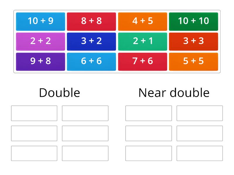 Double or Near Double? - Group sort