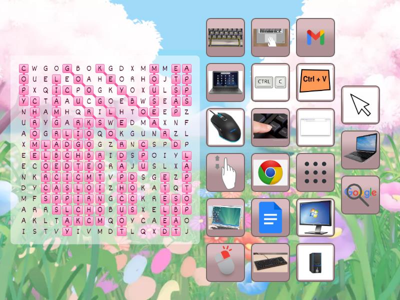 Computer class word-search - Wordsearch