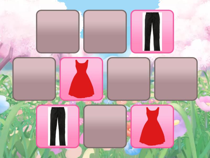 SS1: Unit 8 - My Clothes - Matching pairs
