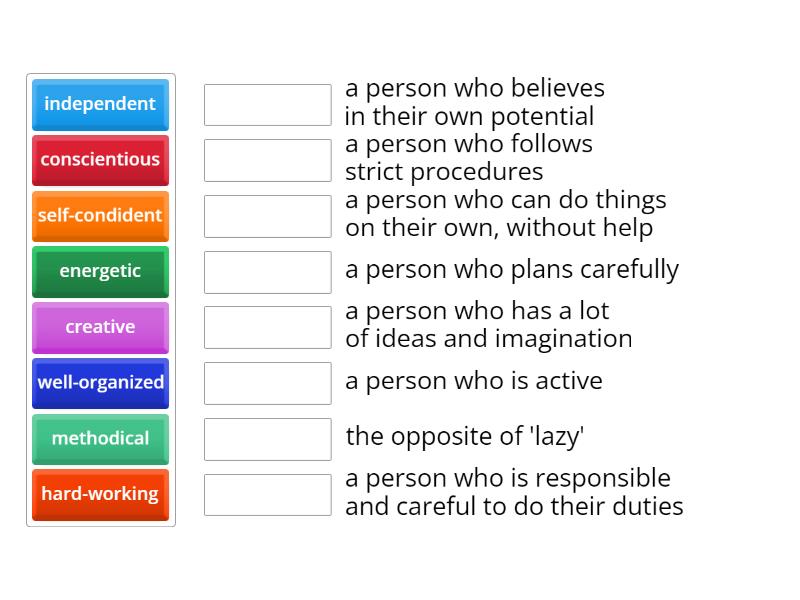 Boarding C > Unit 4D > Vocabulary - Match up