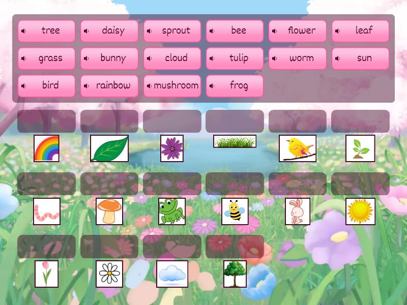 Welcome Spring - Match up