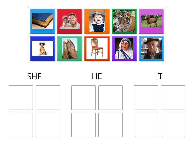 HE / SHE / IT - Group sort