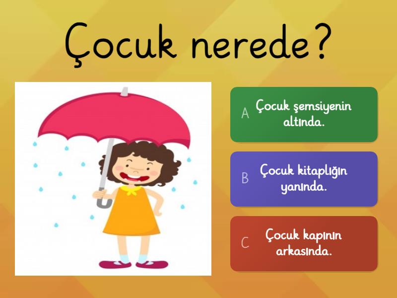 Ne? Nerede? - Test