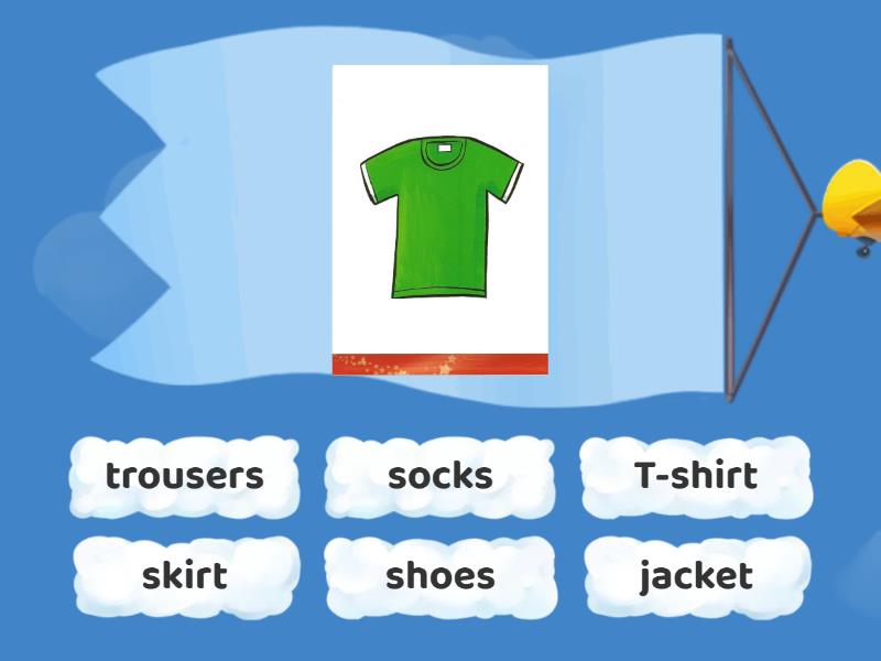 Kids box 1. Unit 8. My clothes - Find the match