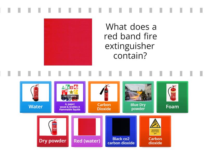 Fire Extinguishers - Find the match