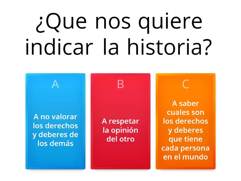 Los Derechos Y Deberes - Quiz