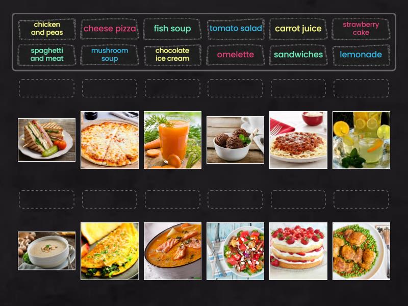 CAFE MENU - Match up