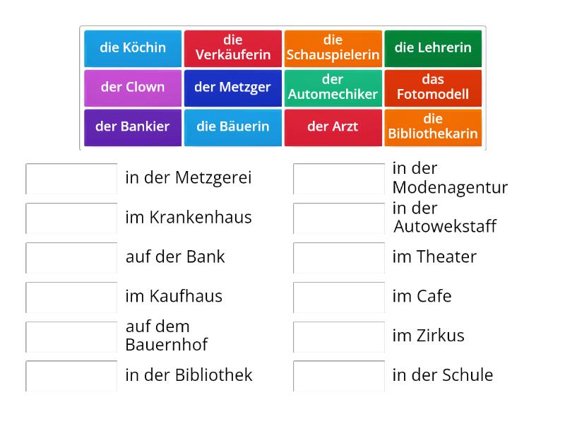 Was Sind Sie Von Beruf? - Match Up