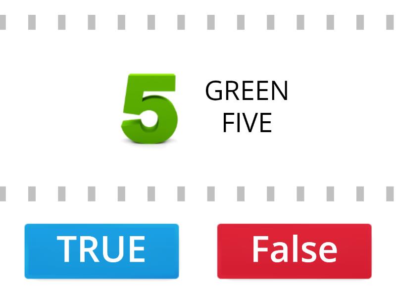 Revising previous knowledge - True or false