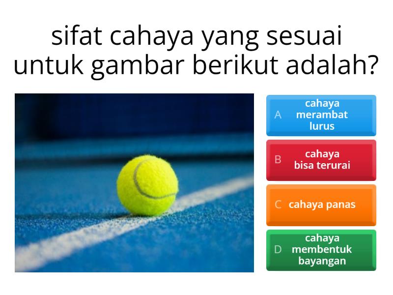 Sifat-sifat Cahaya - Quiz