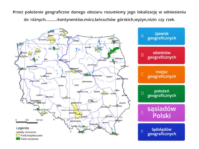 Położenie I Granice Polski - Quiz