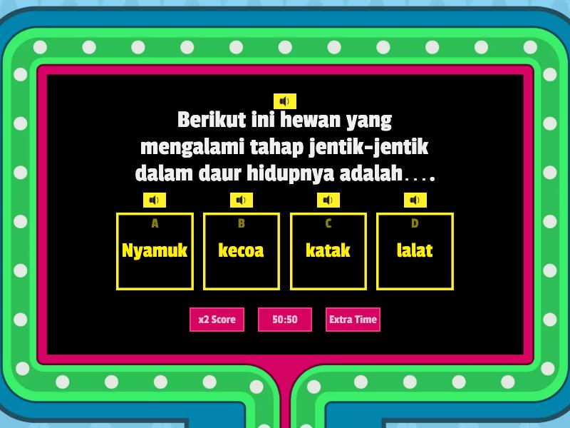 Kuis Interaktif Dengan Menggunakan Wordwall - Gameshow Quiz