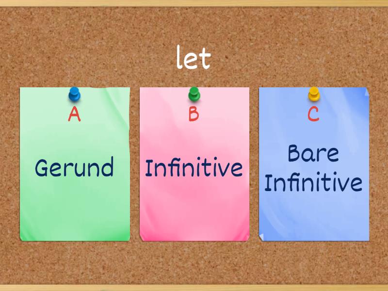 B1| Infinitive / Gerund - - Quiz