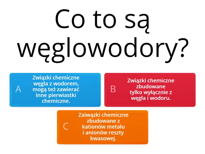 Sprawdzian Związki Węgla Z Wodorem Klasa 8
