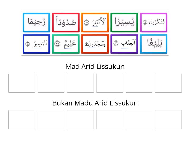 Mad Arid Lissukun - Group Sort