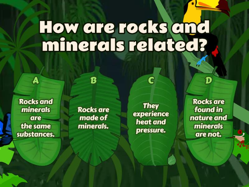 Rocks And Minerals Test - Quiz