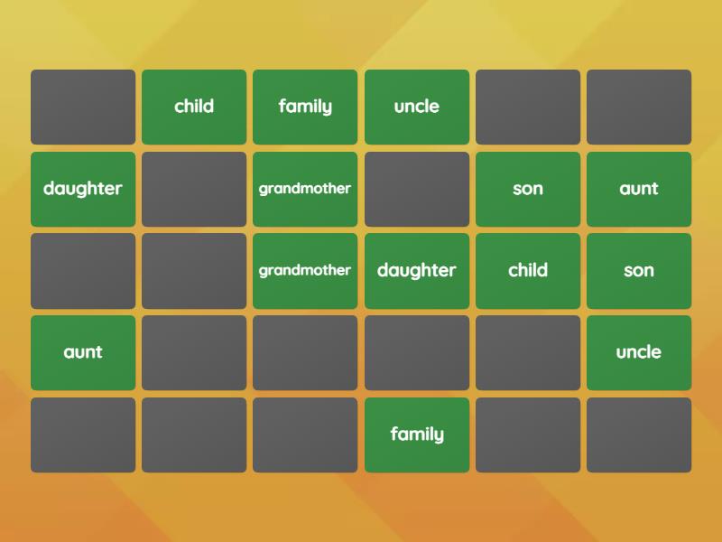Family - Matching pairs