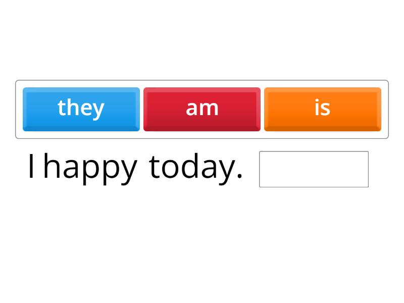 Verb To Be - Complete the sentence
