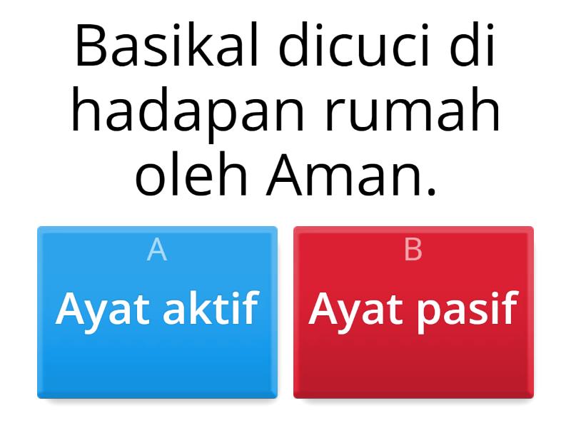 Ayat Aktif - Quiz