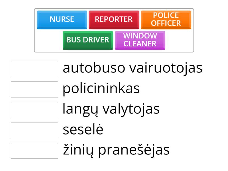 Professions Match Up