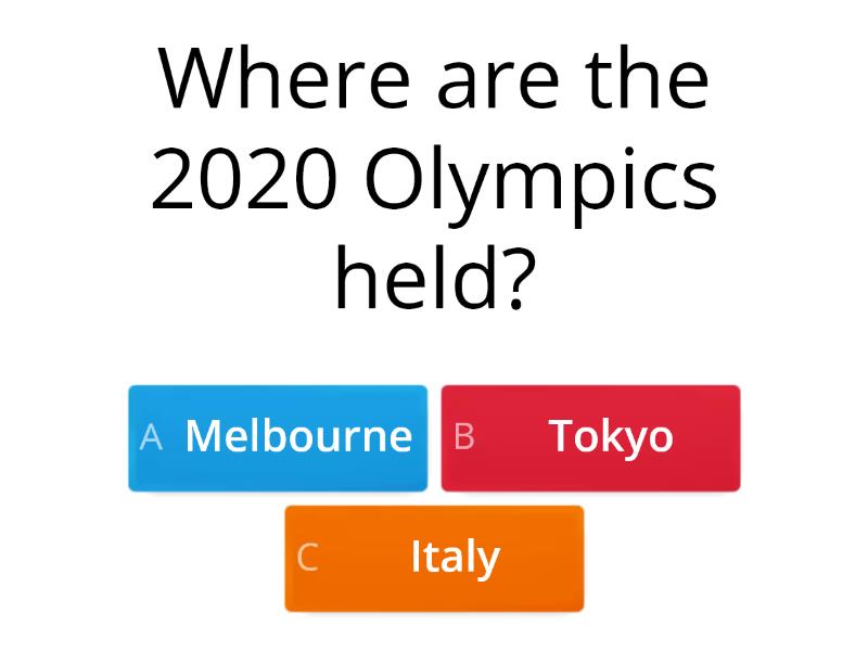 2020 Olympics - Quiz