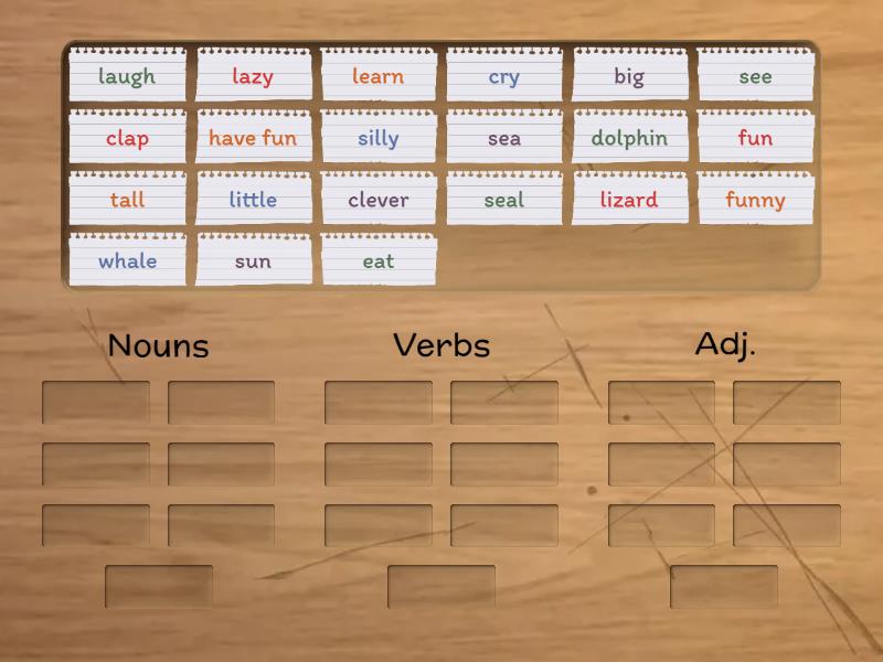 zoo nouns list