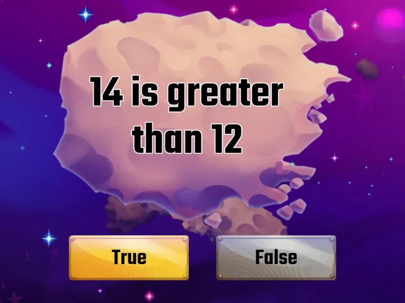 Comparing Numbers 2.0 - True or false