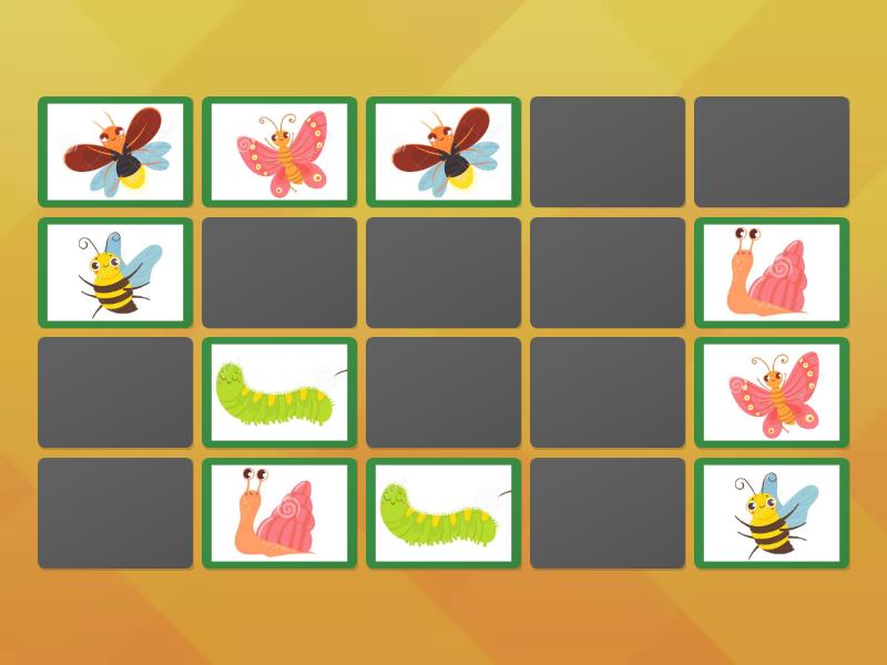Bugs Matching - Parejas
